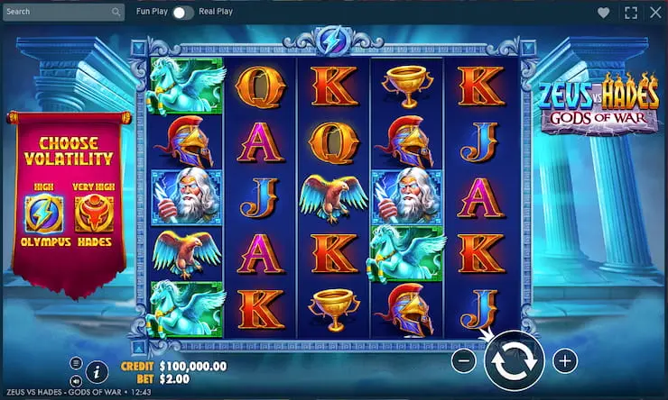 Zeus vs Hades: Gokkast Review screenshot 1