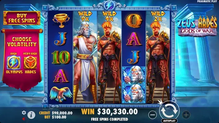 Zeus vs Hades: Gokkast Review screenshot 3